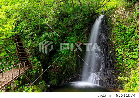 岐阜・高山・夏の宇津江四十八滝 69511974