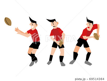 ラグビーのパス ラグビーのパス 69514364