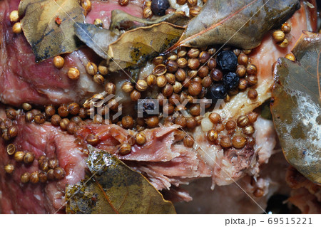 Baked meat pork. Baked meat pork. 69515221