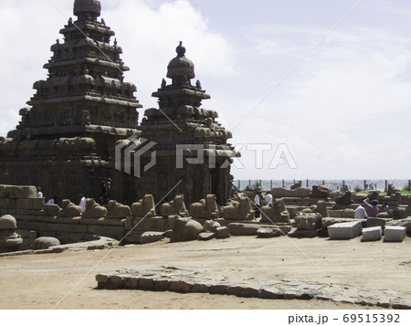 南インド　マハーバリプラムの海岸寺院 69515392