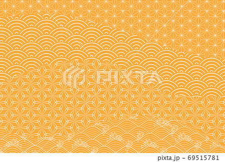 和柄　秋　文様　背景 69515781
