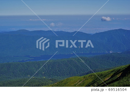 北ノ俣岳からの有峰湖 北ノ俣岳からの有峰湖 69516504