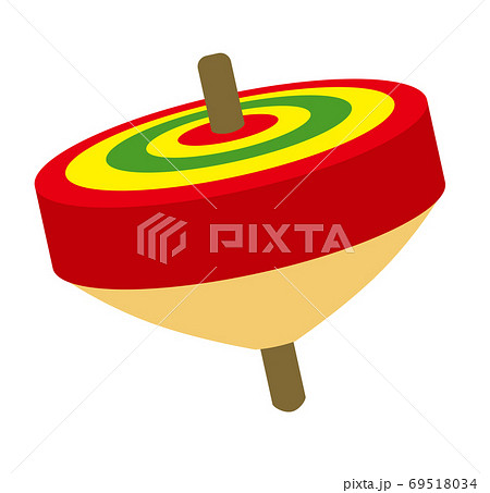 コマ 年賀状 正月イメージのイラスト素材