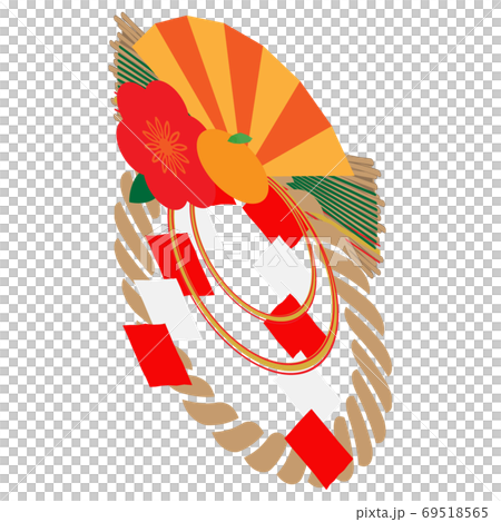 Isometric style shimenawa Isometric style shimenawa 69518565