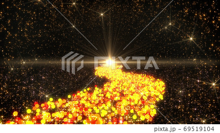 キラキラ 宇宙 スペース 天の川 輝く道 未来 スター 3d イラスト 抽象的 背景 バックグラウンのイラスト素材