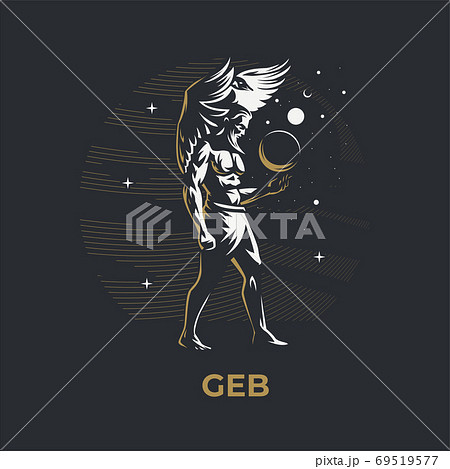 Egyptian god Geb.  69519577