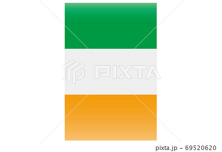 新世界の国旗2：3Verグラデーション縦　アイルランド