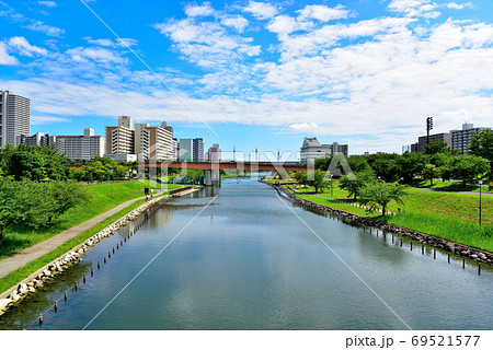 旧中川の下流　総武本線付近 69521577