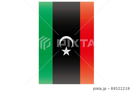新世界の国旗2：3Verグラデーション縦　リビア