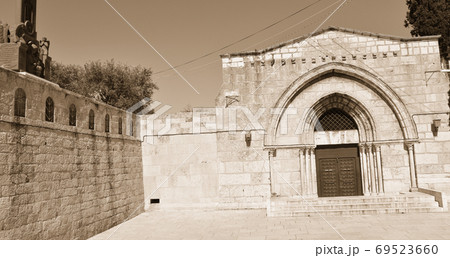 Church of the Sepulchre of Saint Mary, also Tomb of the Virgin Mary, next to the Mount of Olives, in Jerusalem Church of the Sepulchre of Saint Mary, also Tomb of the Virgin Mary, next to the Mount of Olives, in Jerusalem 69523660