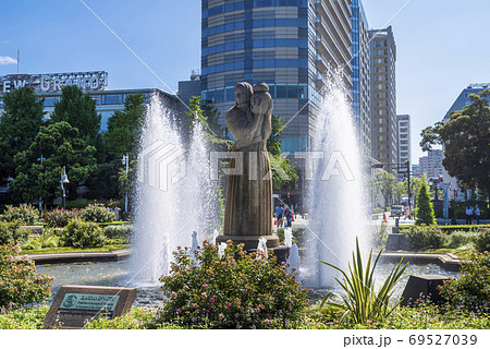 山下公園の噴水と水の守護神像 山下公園の噴水と水の守護神像 69527039