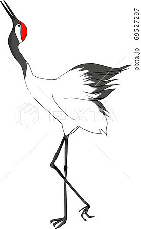 おめでたい鶴のイラストのイラスト素材 おめでたい鶴のイラストのイラスト素材