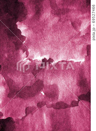 Abstract pink watercolor on paper texture as background 69527466