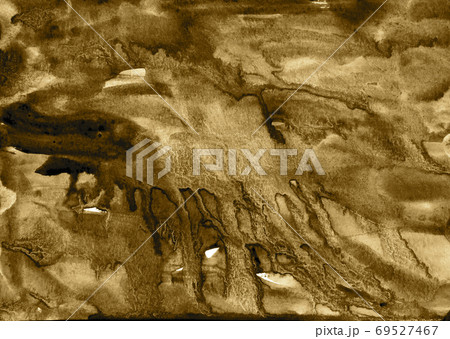 Abstract watercolor on paper texture as background. In Sepia ton Abstract watercolor on paper texture as background. In Sepia ton 69527467