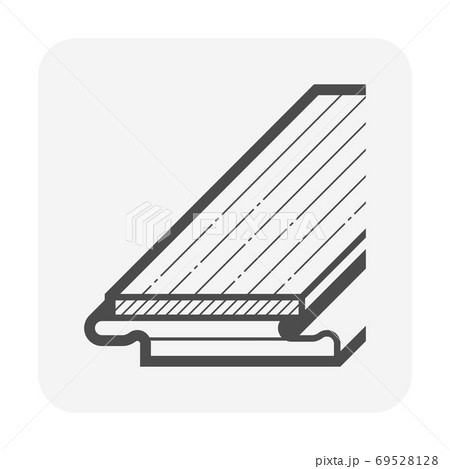 Wood floor icon. 69528128