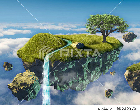 Peaceful Islandのイラスト素材