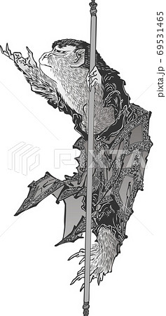 浮世絵 孫悟空 その1のイラスト素材 69531465 Pixta