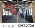 西武秩父駅の渡り廊下正面 西武秩父駅の渡り廊下正面 69532726