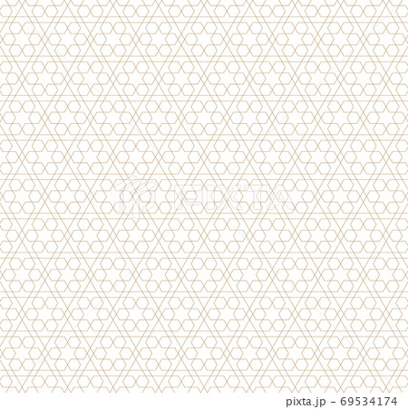 Seamless arabic geometric ornament in brown 69534174