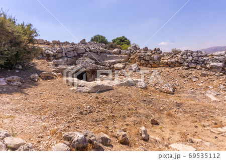 Excavations in archaeology park of Samaria settlement Excavations in archaeology park of Samaria settlement 69535112
