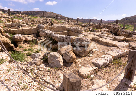 Excavations in archaeology park of Samaria settlement Excavations in archaeology park of Samaria settlement 69535113