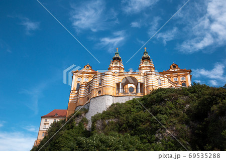 Stift Melk benedictine abbey monastery,world heritage,abbey in Austria, beautiful view historic place 69535288