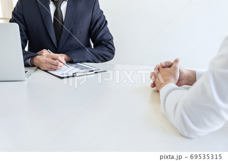 Business interview consider and asking candidate 69535315