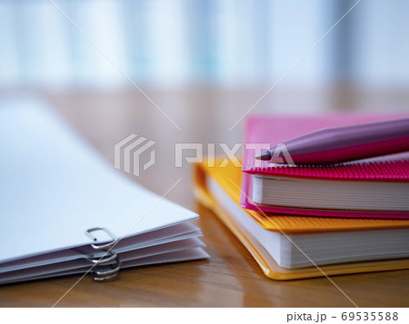 ビジネスイメージ・書類・手帳・女性 ビジネスイメージ・書類・手帳・女性 69535588