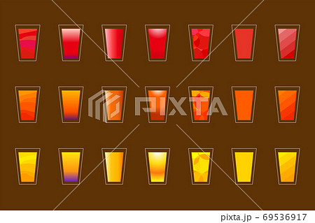 飲み物 ジュース アルコール お酒 メニュー ソフトドリンク カクテル ベクター Ai Jpegのイラスト素材