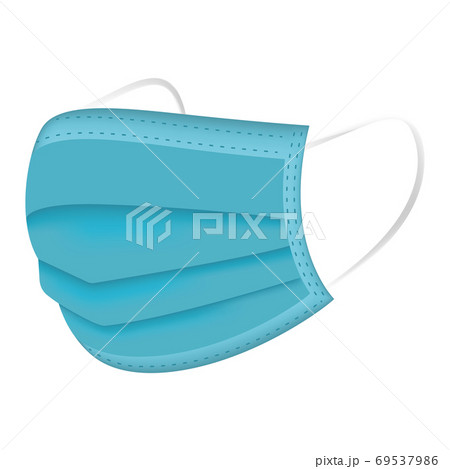 Isolated face mask Isolated face mask 69537986