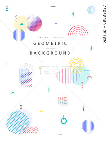図形 柄 幾何学 69539027