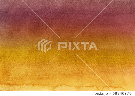 水彩の背景 秋 季節 バックグラウンド グラデーション 水彩の背景 秋 季節 バックグラウンド グラデーション 69540379