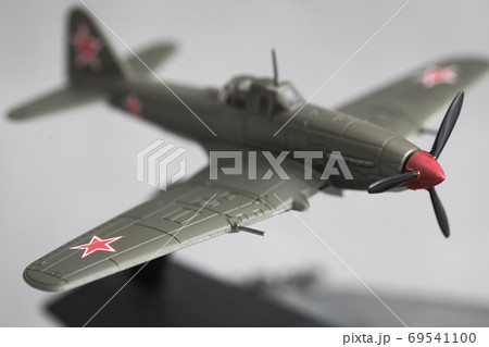 Old Soviet military aircraft model, Victory Day, Old Soviet military aircraft model, Victory Day, 69541100