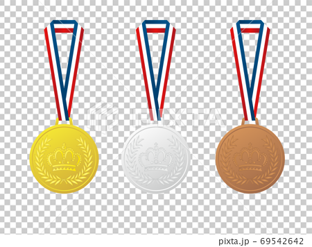 金メダル 銀メダル 銅メダル イラスト素材のイラスト素材
