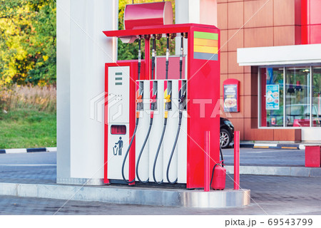 Gas and petrol station. 69543799