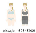 補正下着　ダイエット　バストアップ　女性 69545989