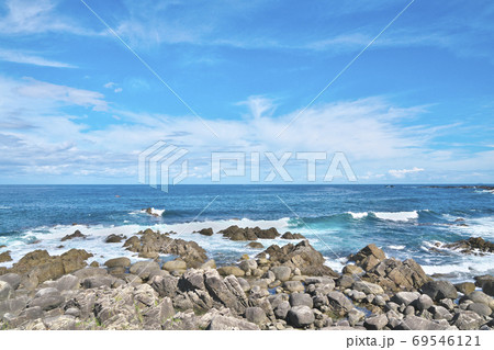 秋晴の越前海岸 69546121