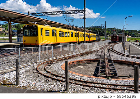 三重県いなべ市 軽便鉄道博物館と三岐鉄道北勢線のナローゲージの写真素材 [69546298] - PIXTA