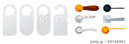 Door handles set 69546901