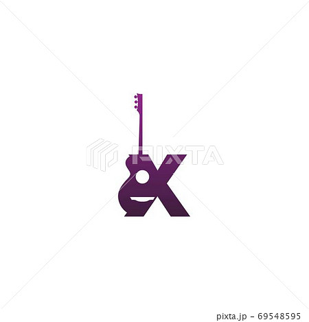 Letter Guitar style icon logo Letter Guitar style icon logo 69548595
