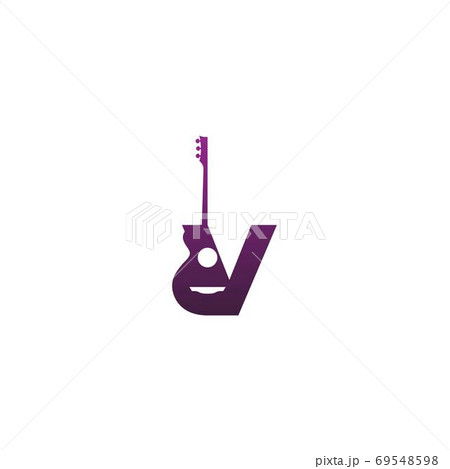 Letter Guitar style icon logo Letter Guitar style icon logo 69548598