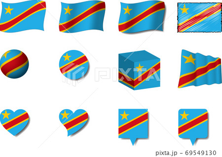 コンゴ民主共和国国旗セット