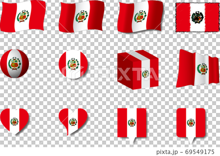 Peruvian flag set 69549175