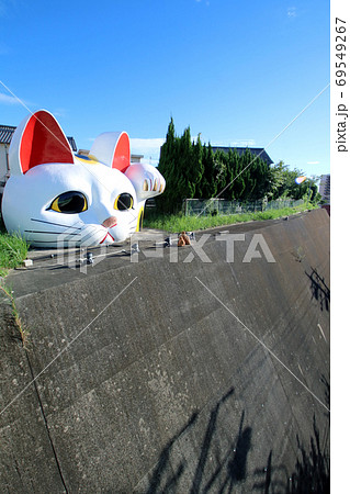 常滑市の見守り猫（招き猫）とこにゃん　Huge Maneki Neko in Tokoname 69549267