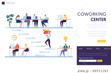 Coworking Office Space Landing Page. Freelancer 69551161