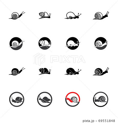 snail animal logo and symbol snail animal logo and symbol 69551848