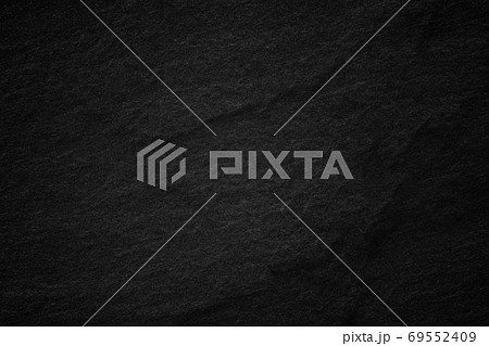 Dark grey black slate background or natural stone 69552409