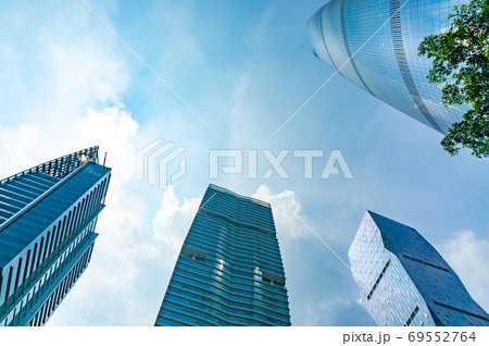 中国のビル群 69552764
