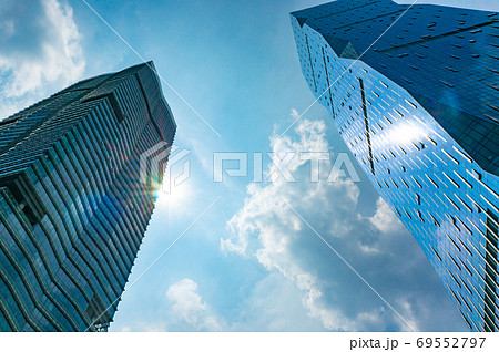 中国のビル群 69552797