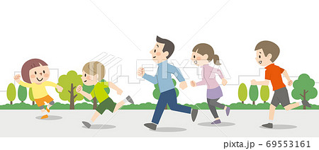 children walking in a straight line
